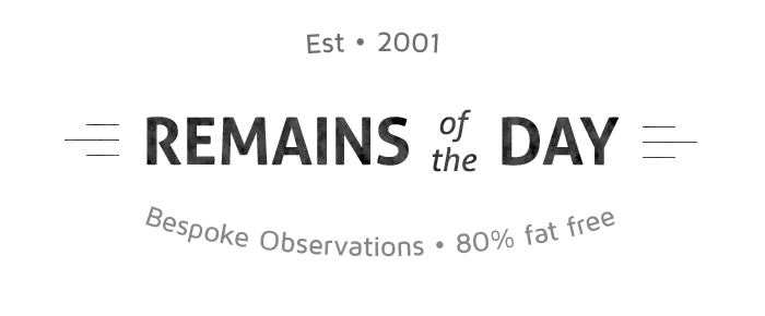 Remains of the Day